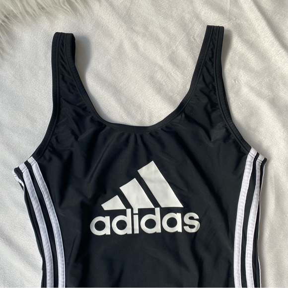 Adidas NEW Logo One Piece Swimsuit - Picture 4 of 9